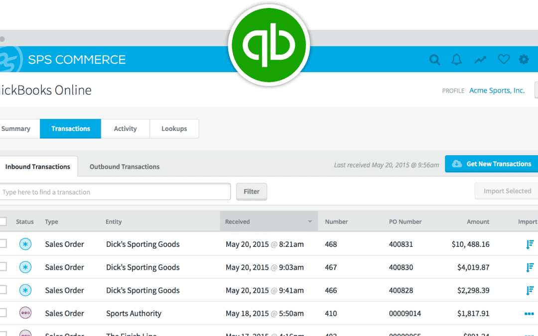 QuickBooks EDI Solutions from SPS – Integrated Fulfillment for Intuit QuickBooks Online