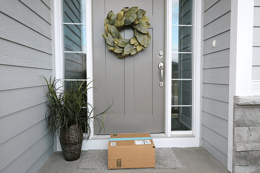 Package at doorstep