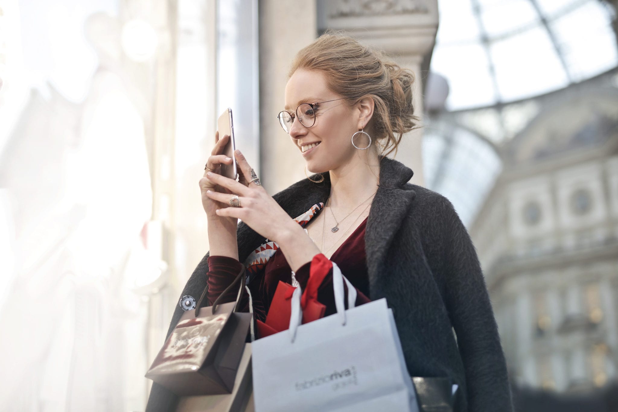 Woman Holding Phone