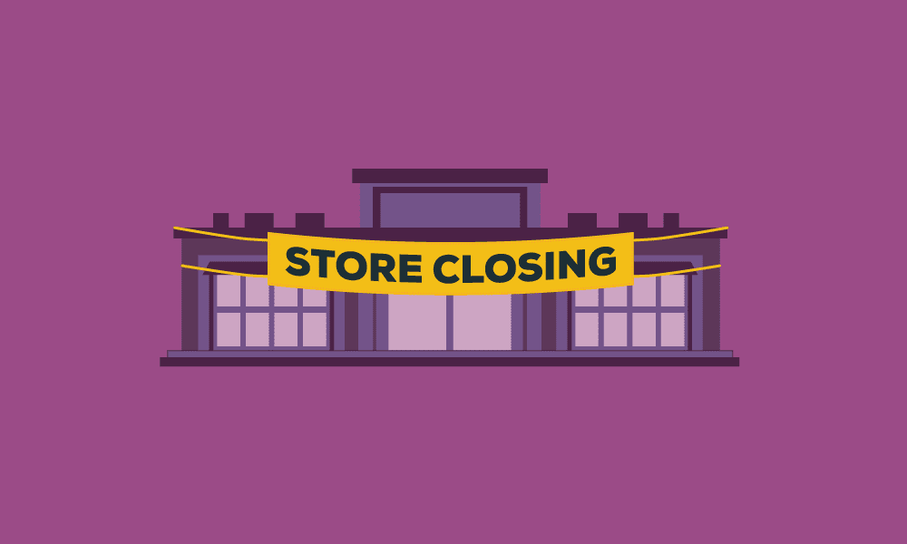 physical retail locations, store closings, retail store
