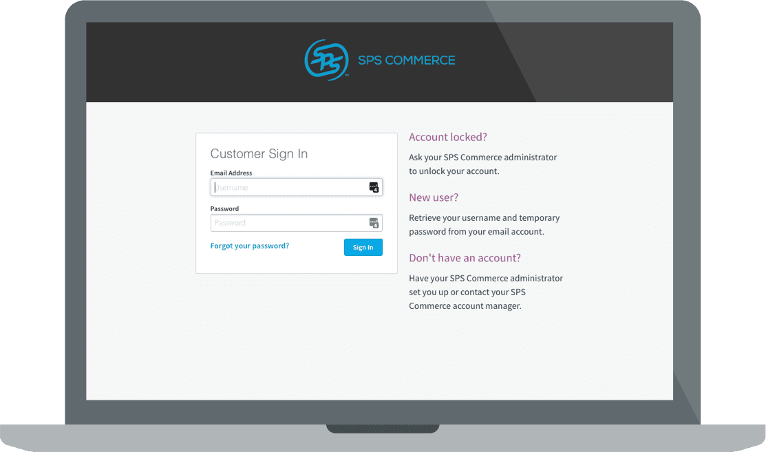 SPS Commerce Login for Analytics