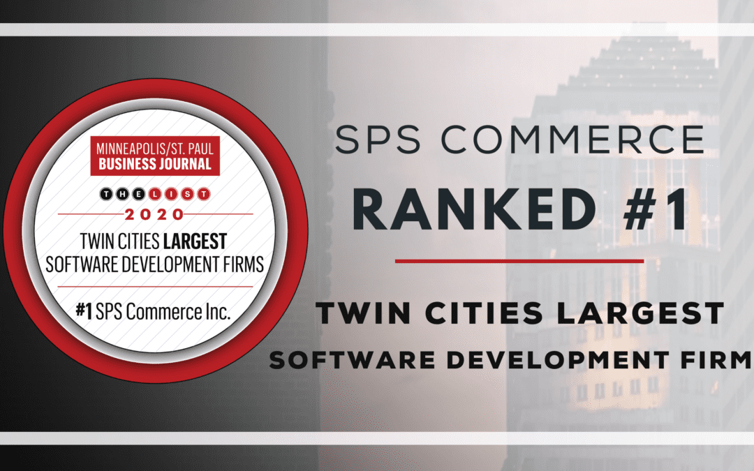 SPS Commerce Ranked #1 Twin Cities Largest Software Development Firm