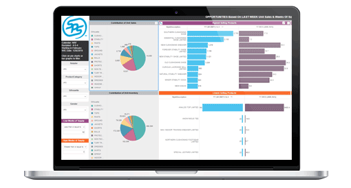 Analytics product shot gif