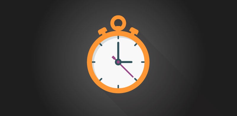 Analytics icon clock